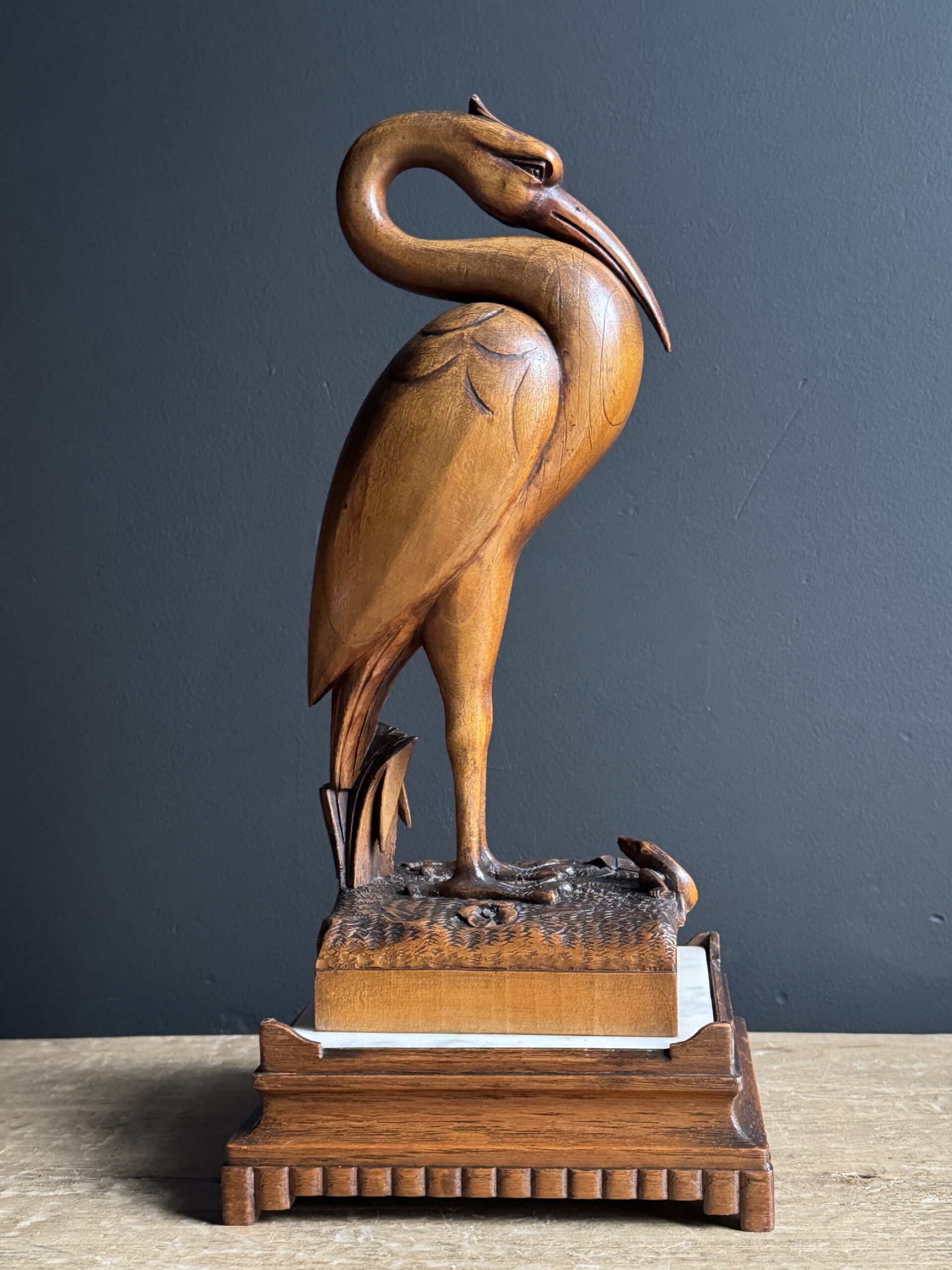 Houtsnijwerk Reiger Houtsnijwerk Reiger