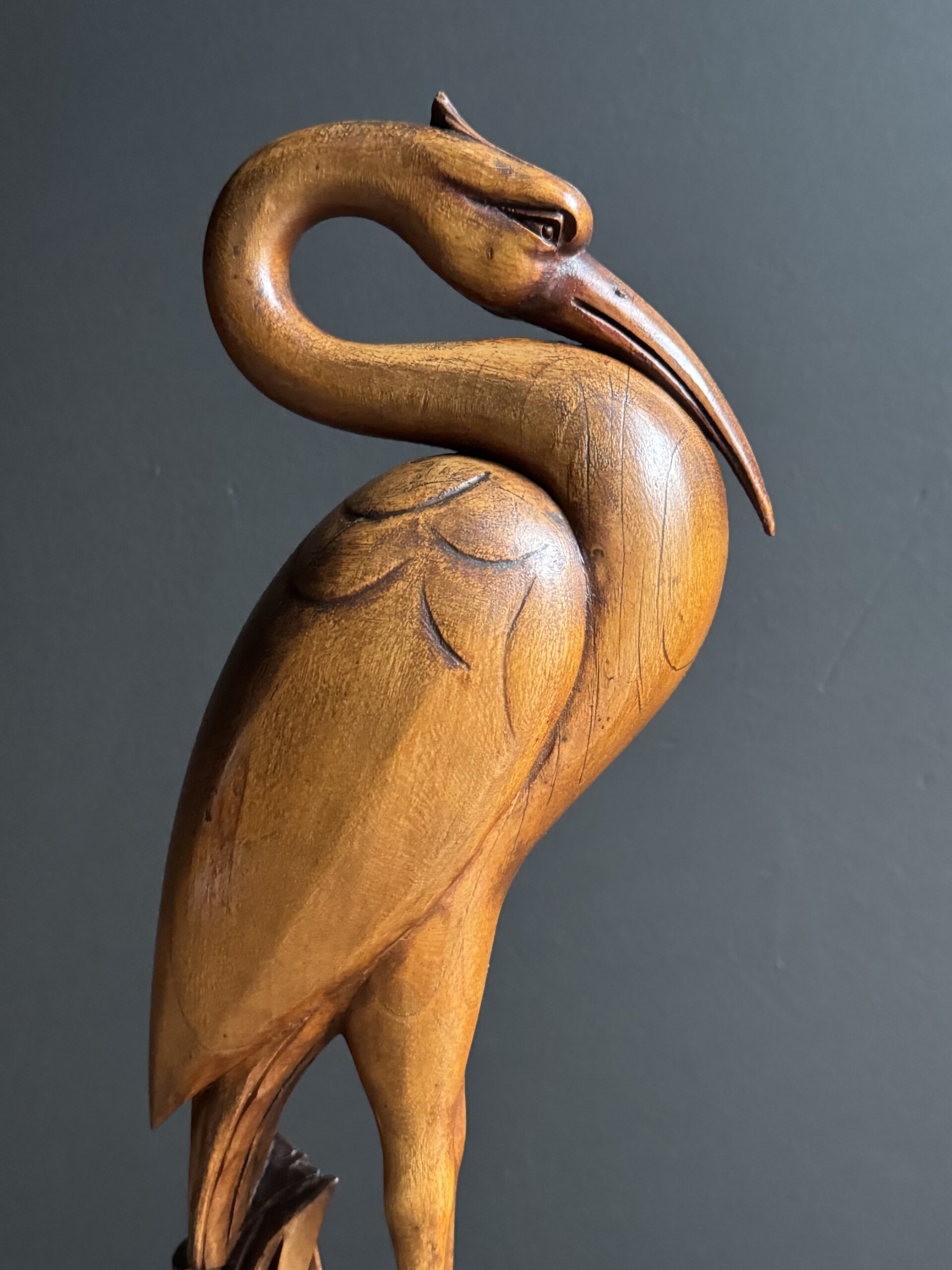 Houtsnijwerk Reiger Houtsnijwerk Reiger