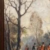 Schilderij "Hunting with Hounds". Schilderij "Hunting with Hounds".