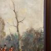 Schilderij "Hunting with Hounds". Schilderij "Hunting with Hounds".