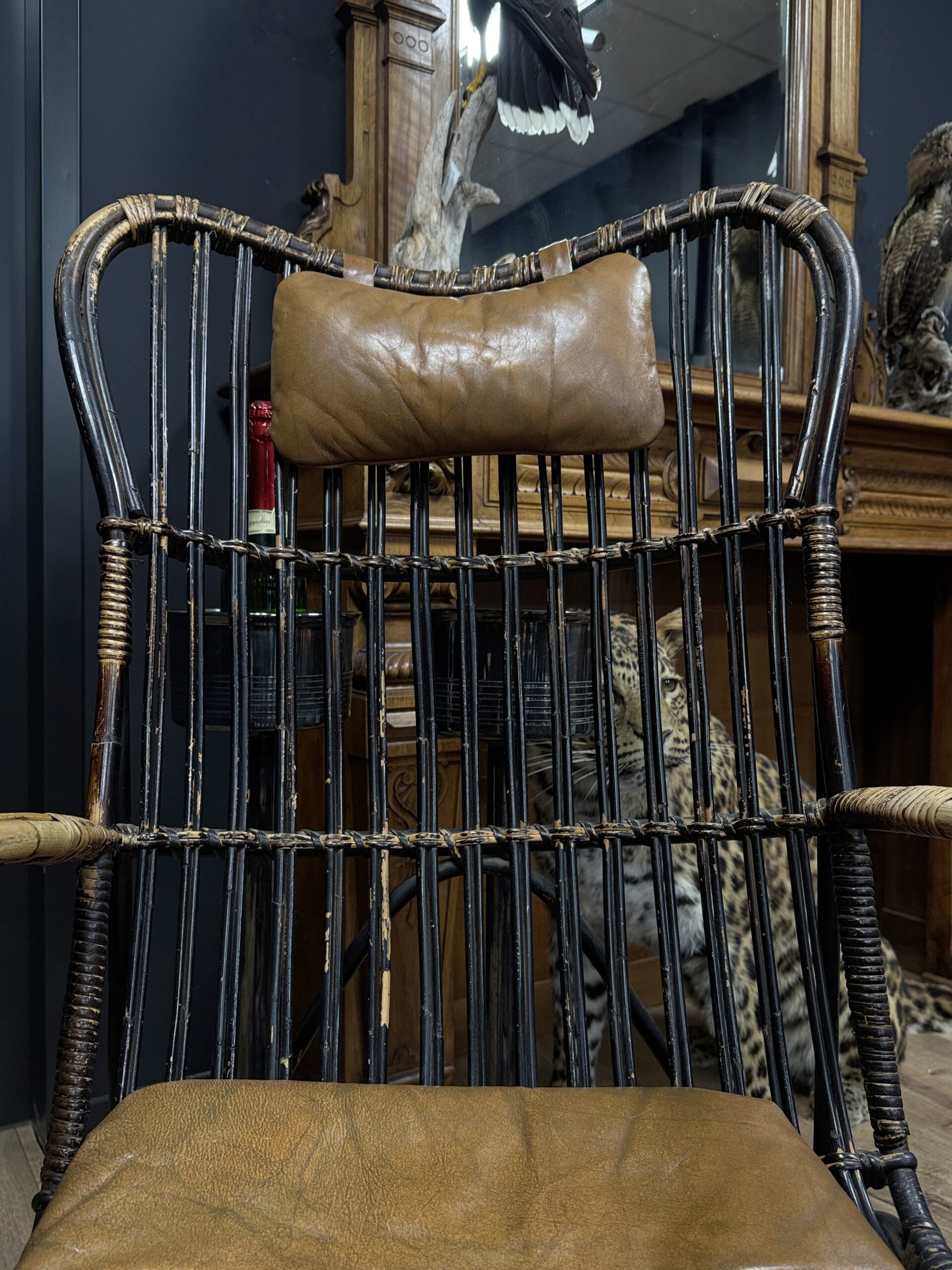 Rotan schommelstoel Rotan schommelstoel