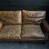 Vintage lederen bank Vintage lederen bank
