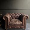 Vintage Chesterfield fauteuil
