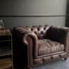 Vintage Chesterfield fauteuil