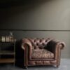 Vintage Chesterfield fauteuil