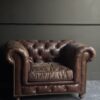 Vintage Chesterfield fauteuil
