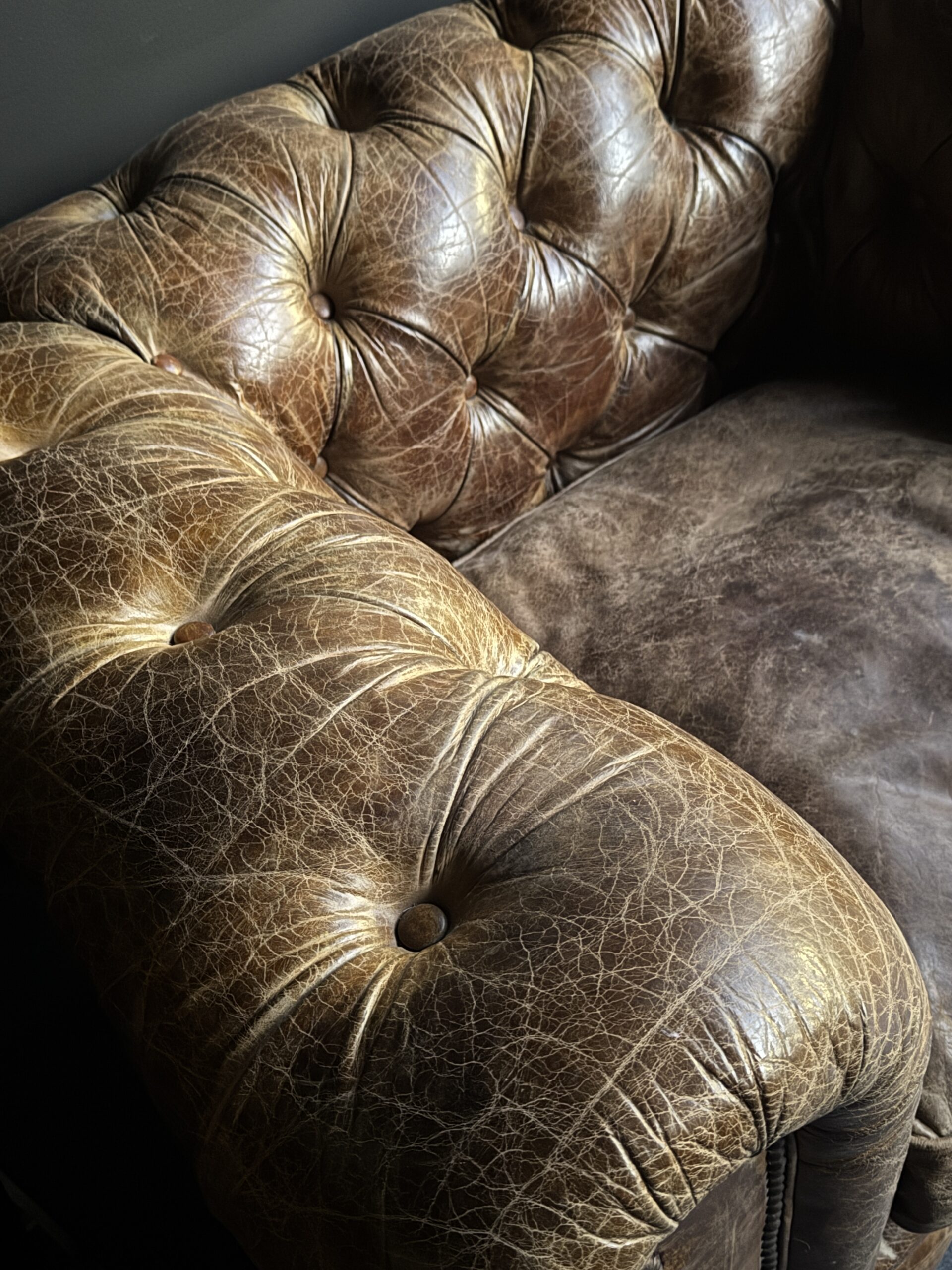 Vintage Chesterfield fauteuil Vintage Chesterfield fauteuil