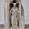 19e eeuws kalkstenen beeld 19e eeuws kalkstenen beeld