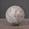 Set van 3 grijs marmeren bollen Set van 3 grijs marmeren bollen