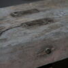 Set van 2 antieke houten banken