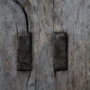 Set van 2 antieke houten banken