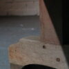 Set van 2 antieke houten banken