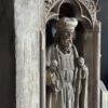 19e eeuws kalkstenen beeld 19e eeuws kalkstenen beeld
