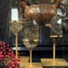 3 rookkwartsstenen op een voetstuk 3 rookkwartsstenen op een voetstuk