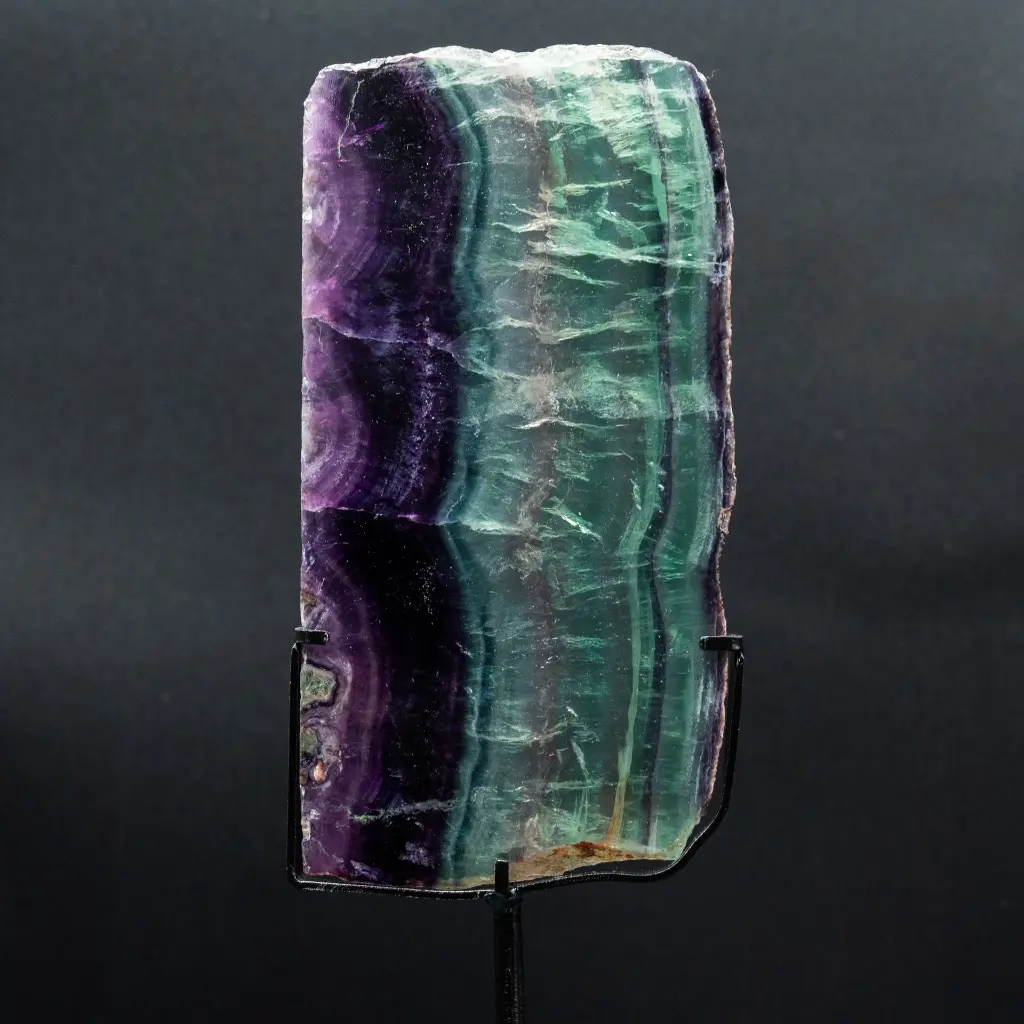 Set van 3 fluoriet stenen Set van 3 fluoriet stenen