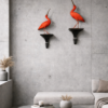Ausgestopfter roter Ibis Ausgestopfter roter Ibis