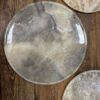Rundes Tablett aus Onyx Rundes Tablett aus Onyx