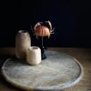 Rundes Tablett aus Onyx
