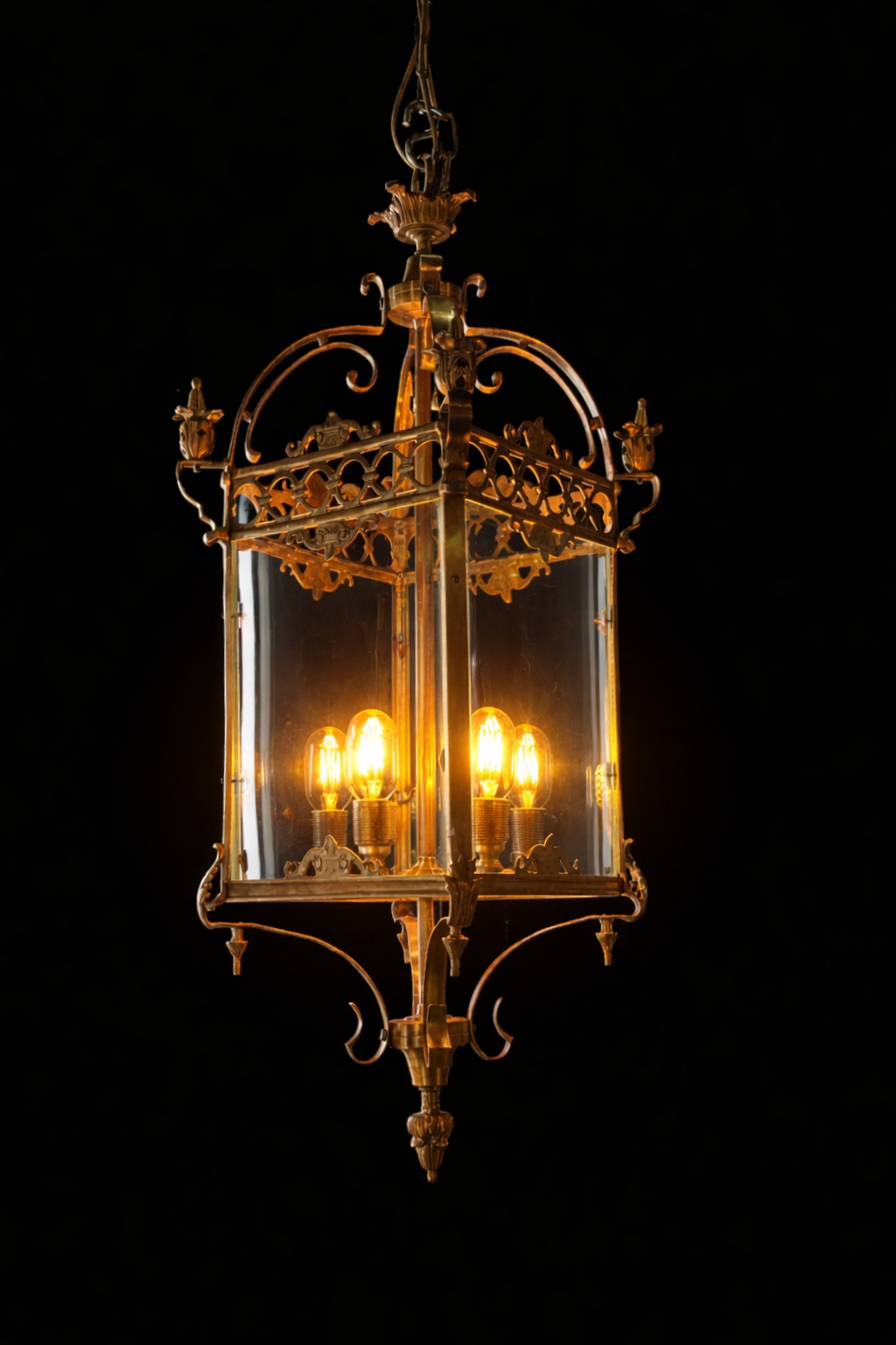 Luxe bronzen hanglamp