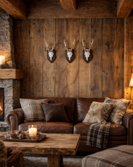 gewei aankleding skichalet