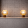 Moderne glazen schemerlamp Moderne glazen schemerlamp