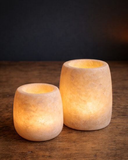 sfeervolle stenen windlicht