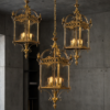 Luxe bronzen hanglamp Luxe bronzen hanglamp