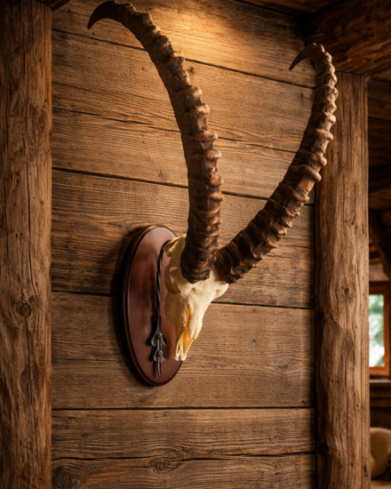 steenbokschedel in chalet steenbokschedel in chalet