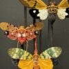 Antieke stolp met insecten Antieke stolp met insecten