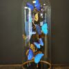 Stolp met blauwe vlinders