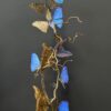 Stolp met blauwe vlinders