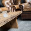 Oud eiken salontafel Oud eiken salontafel
