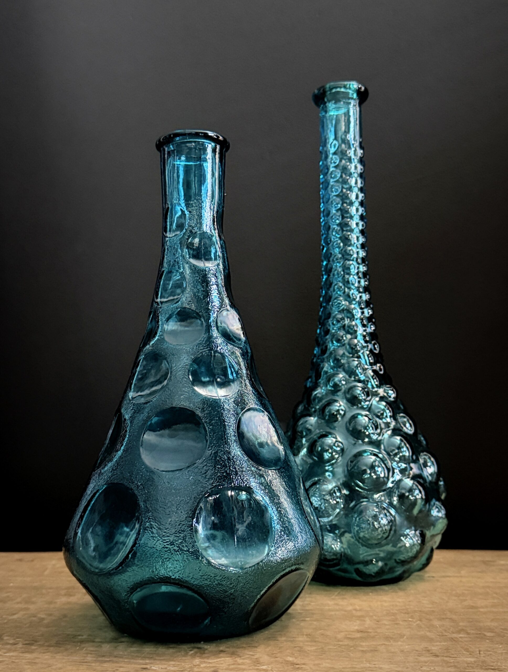 Set van 2 prachtige oude Empoli Karaffen