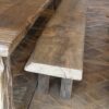 Oud eiken sidetable Oud eiken sidetable
