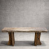 Oud eiken sidetable Oud eiken sidetable