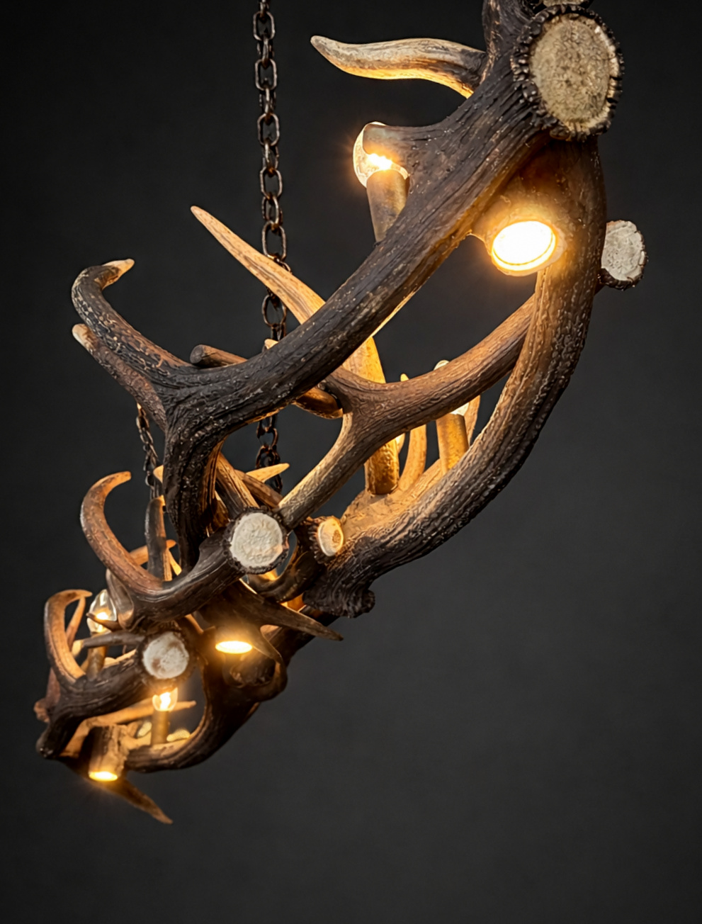 Lange design geweilamp Lange design geweilamp