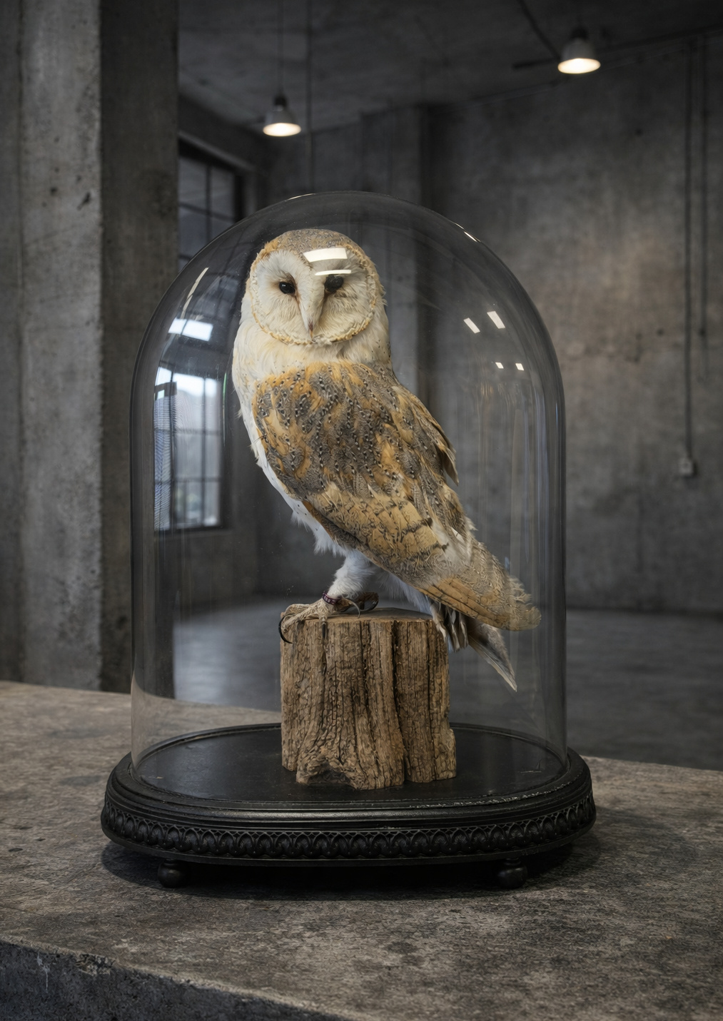 Opgezette kerkuil Opgezette kerkuil