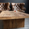Oud eiken salontafel Oud eiken salontafel