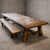 Oud eiken sidetable