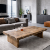 Oud eiken salontafel