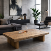 Oud eiken salontafel Oud eiken salontafel