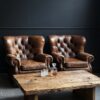Oud eiken salontafel Oud eiken salontafel