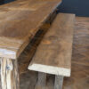 Oud eiken sidetable Oud eiken sidetable