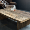Oud eiken salontafel Oud eiken salontafel