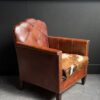 Vintage lederen clubfauteuil