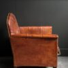 Vintage lederen clubfauteuil