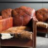 Vintage lederen clubfauteuil