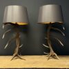 Schemerlamp van gewei