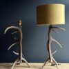 Schemerlamp van gewei
