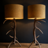 Schemerlamp van gewei